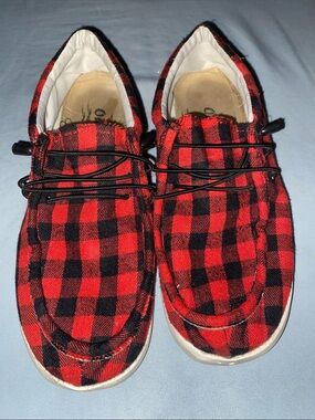 Outwoods Plaid Casual Slip-On Flats